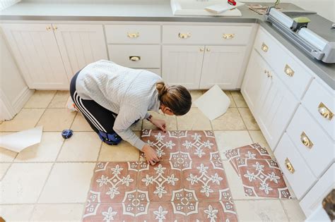 How To: Laying Peel and Stick Tile over the Bathroom Floor! - Chris ...