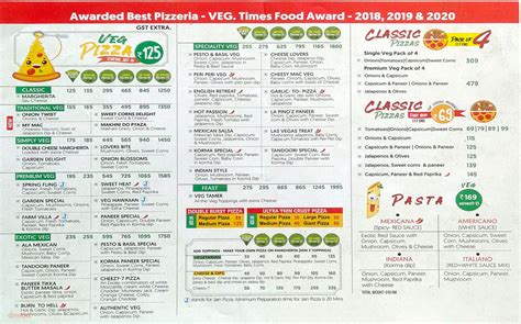 Menu of La Pino'z Pizza, Waghodia, Vadodara | Dineout