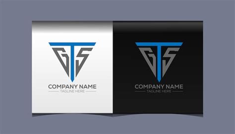 Premium Vector | GTS initial modern logo design vector icon template