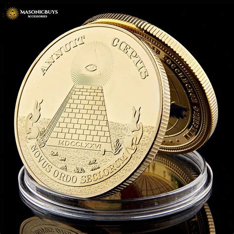 Annuit Coeptis USA Symbol Masonic Coin | MasonicBuys