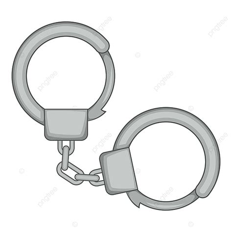 Handcuff Cartoon Clipart Vector, Handcuffs Icon Cartoon Style, Style ...