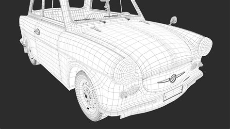 Trabant P50 3D Model - TurboSquid 1556046