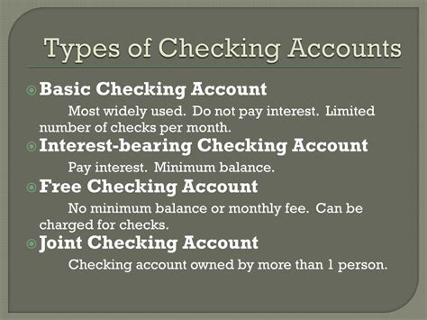 PPT - Checking Accounts PowerPoint Presentation, free download - ID:6802910