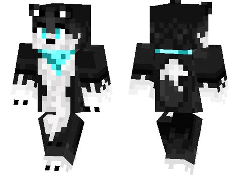 Black and White Cat | Minecraft PE Skins