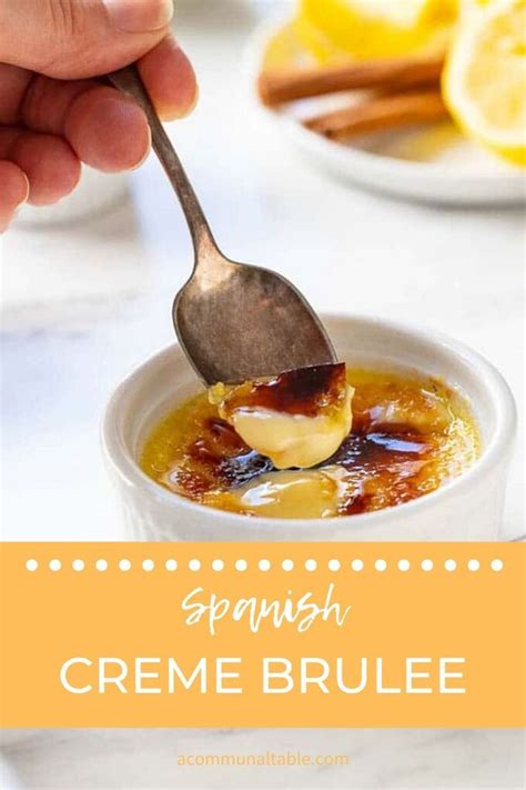 This Spanish Creme Brulee or CREMA CATALANA recipe is as easy as it is ...