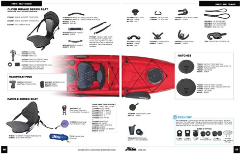 Hobie Mirage Kayak Parts - Mariner Sails