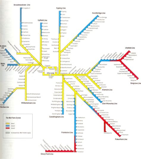 Melbourne's City Loop Program 1970/71 ~ 85. By the late 1980s, a ...