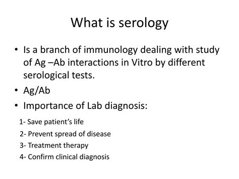 PPT - Introduction to Serology PowerPoint Presentation, free download ...