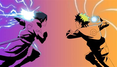 1336x768 Resolution Sasuke and Naruto Fight Art HD Laptop Wallpaper ...