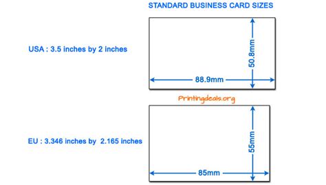 business card dimensions pixels