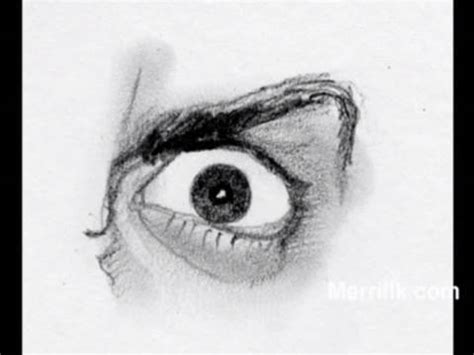 Draw the Eye (Anger)- Learn to Draw Angry Eye in 2 Minutes - YouTube