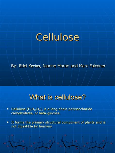 The Versatile Properties and Wide-Ranging Applications of Cellulose ...