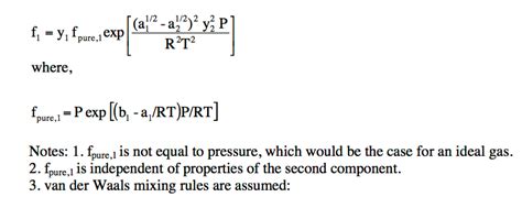 Lewis Fugacity Rule - Journey with thermodynamics