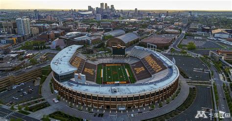 TCF Bnak Stadium, Minneapolis NM, Home of Minnesota Golden Gopher ...