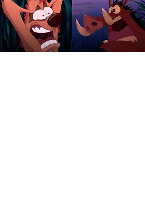 Timon and Pumbaa Screaming Meme by wiryabudisantoso on DeviantArt