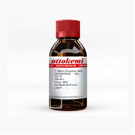 m-Toluidine, 98% - 108-44-1 - Manufacturers & Suppliers in India