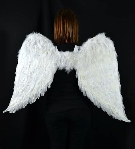 Amazon.com: Touch of Nature 11008 Adult Angel Wing in White with ...