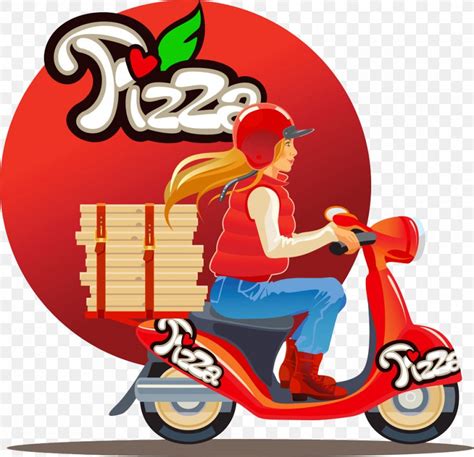 Pizza Delivery Scooter, PNG, 1000x967px, Pizza, Art, Bicycle, Delivery ...