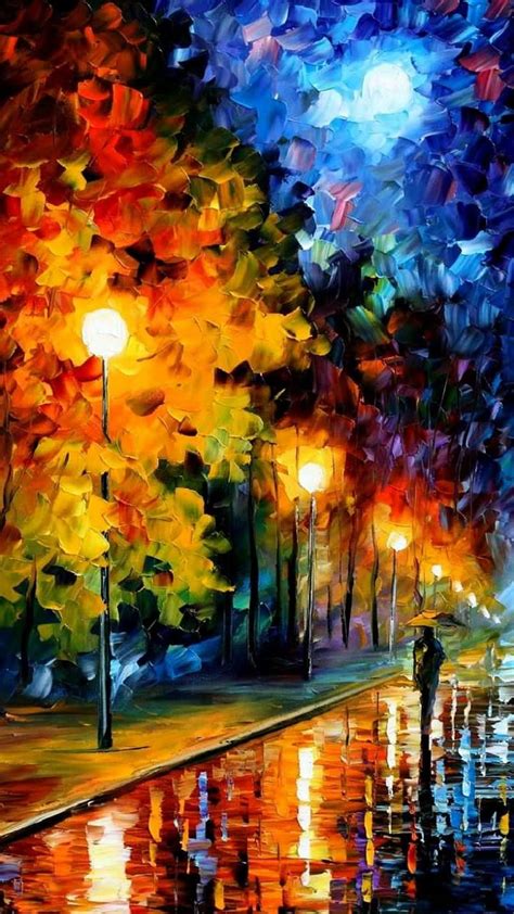 Alone Night, bonito, color, colorful, colourful, drawing, drawn ...