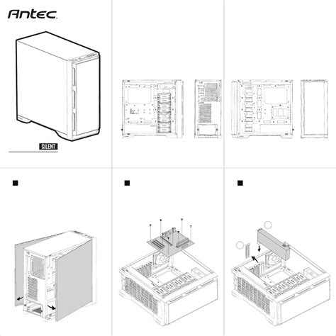 User manual Antec P101 Silent (English - 2 pages)