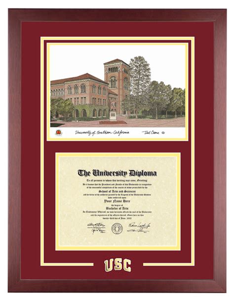 University of Oregon diploma frame campus photo certificate framing ...