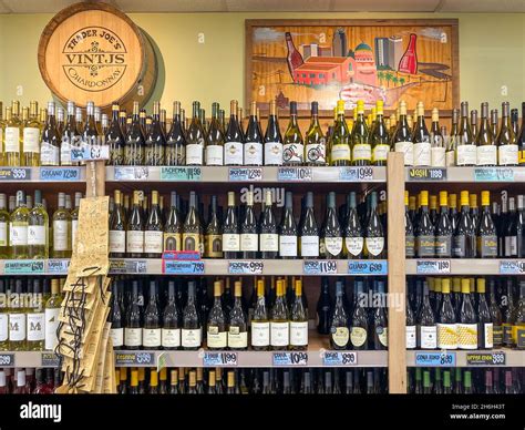 Wine selection at Trader Joe's store Stock Photo - Alamy