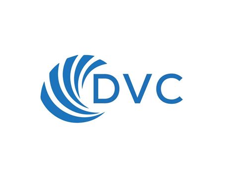 DVC letter logo design on white background. DVC creative circle letter ...