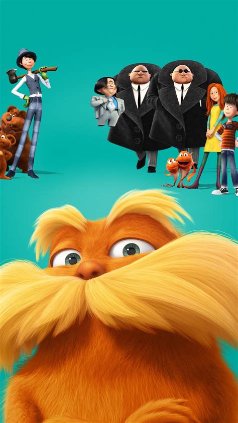 The Lorax (2012) Phone Wallpaper | Moviemania | Cute disney wallpaper ...