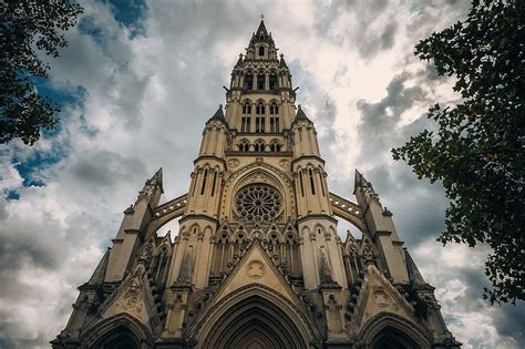 Church, Cathedral, Facade, Architecture, Building, Structure, Gothic ...