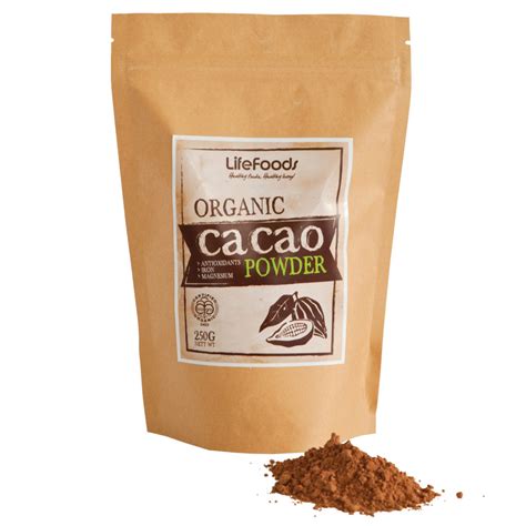 LifeFoods Organic Cacao Powder 500g - Max Health Store