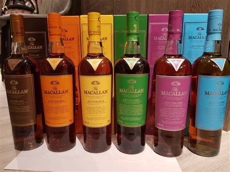 Macallan Edition Series (No. 1-6) - 700ml - 6 bottles - Catawiki