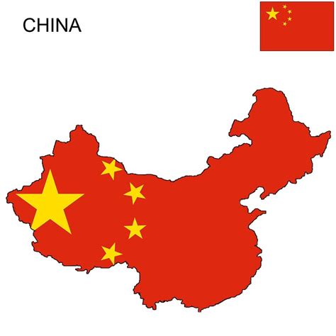 China Flag Map - Get Latest Map Update