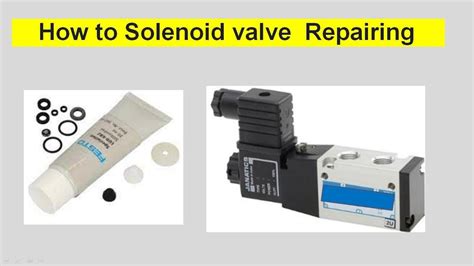 how to repair solenoid valve. - YouTube