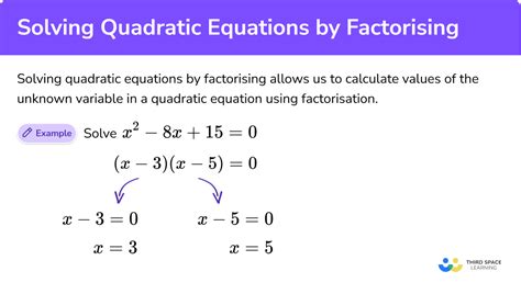 Solving Quadratic Equations - GCSE Maths - Revision