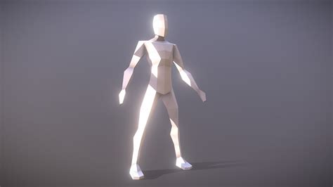 Proportional Low Poly Man | FREE Download | - Download Free 3D model by ...