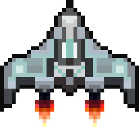 Drawn Spaceship Sprite Top Down Spaceship Png Free Transparent Png ...