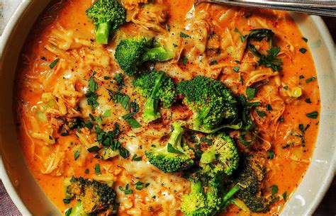 Spicy Chicken Broccoli Cheddar Soup | Tried and True Recipes