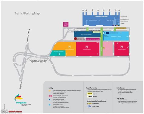 Banglore airport map - Airport Bangalore map (Karnataka - India)