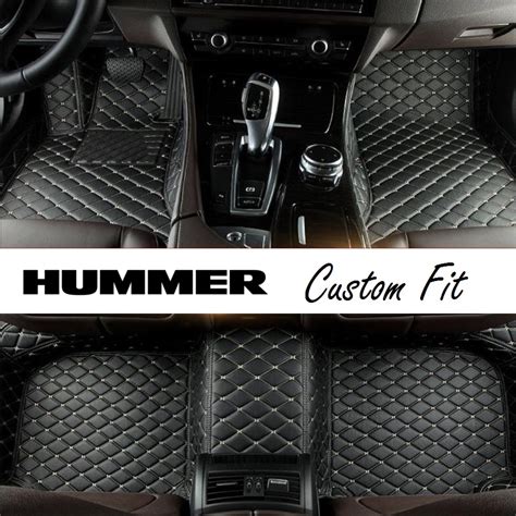 DBL Custom Car Floor Mats for Hummer 2008 Hummer H2 Waterproof Non-Slip ...