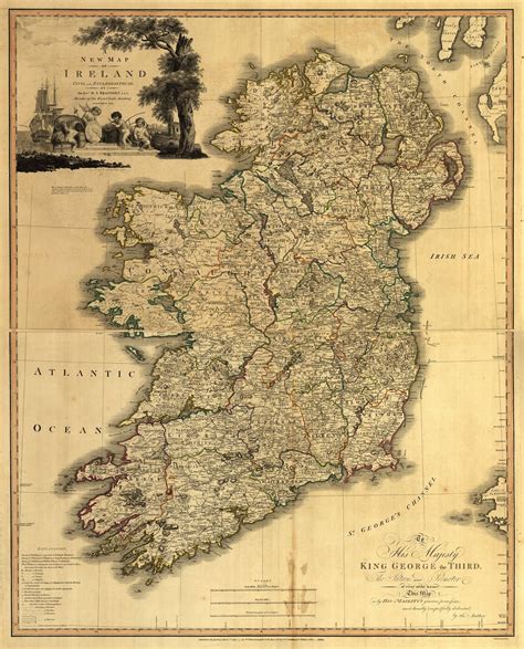 Major Events in 19th Century Ireland | Ireland map, Map, Map wall art