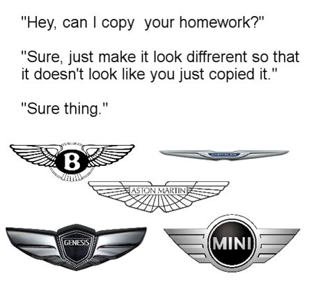 Wing logo = Fast car : r/carmemes