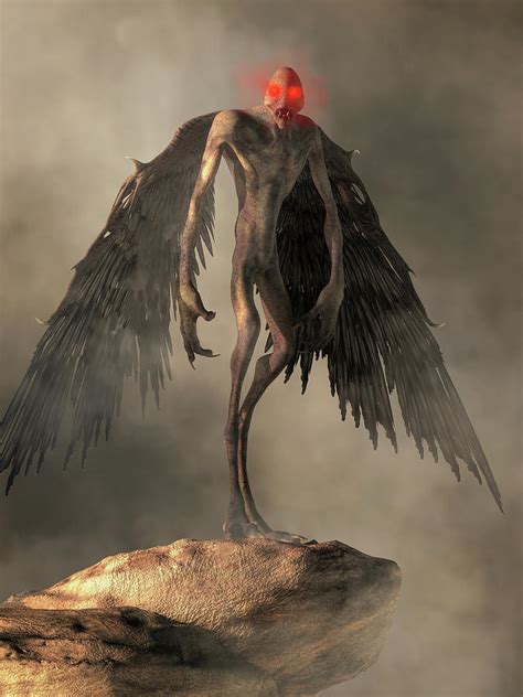 The Mothman Digital Art by Daniel Eskridge - Fine Art America