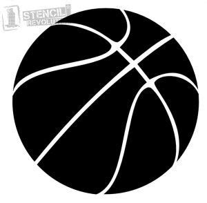 Basketball Stencil | Stencils printables, Stencils, Pumpkin carvings ...