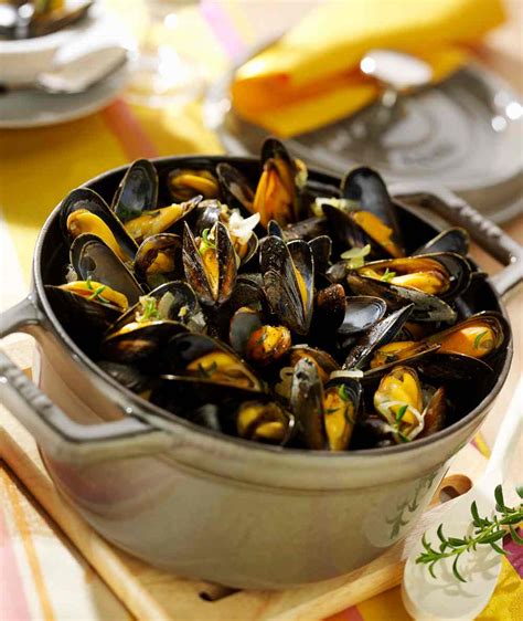 Moules marinières au thym, façon recette traditionnelle