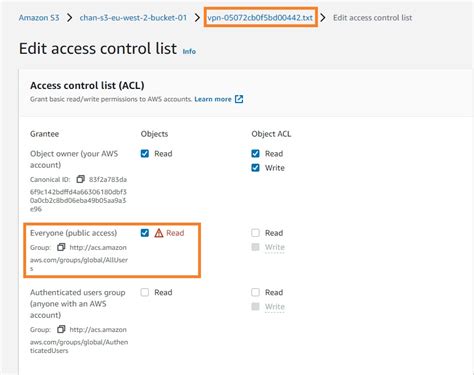 S3 Access for Objects With Different Permissions in an S3 Bucket