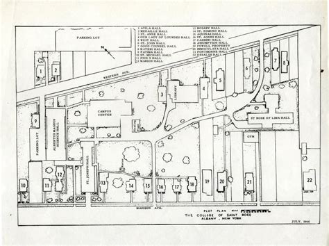 Lourdes University Campus Map - Oconto County Plat Map