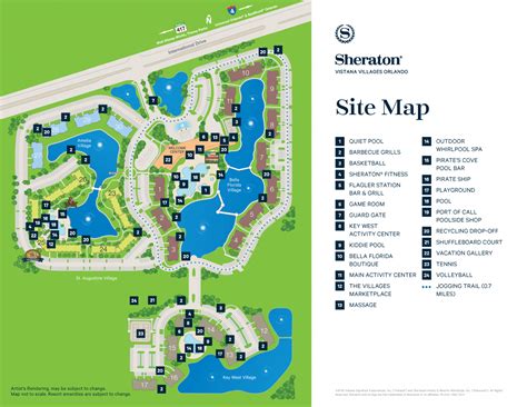 Sheraton Vistana Villages - Map