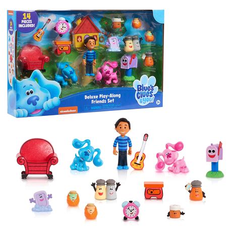 Buy Blue's Clues & You! Deluxe Play-Along Friends Set, 14-Piece Figure ...