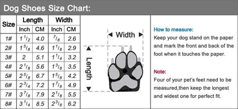 Measure your Dog's Paws For Buying Dog Shoes|Dog Boots | Dog boots, Dog ...