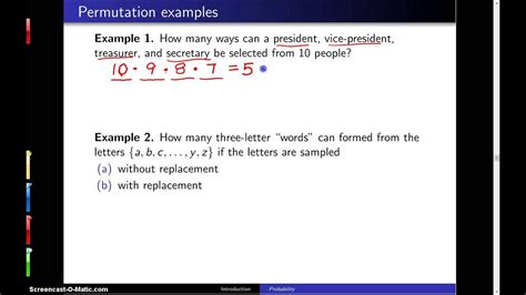 Permutations And Combinations Examples - Factorials and permutations ...